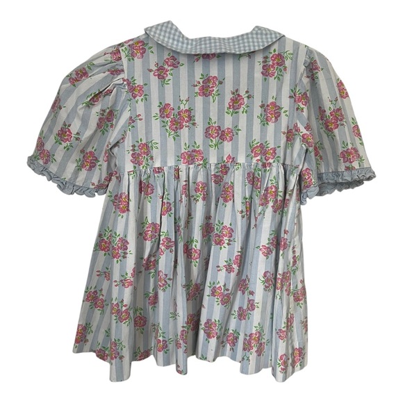 Vintage Floral Cottagecore Prairie Toddler Dress 4T - Picture 2 of 4